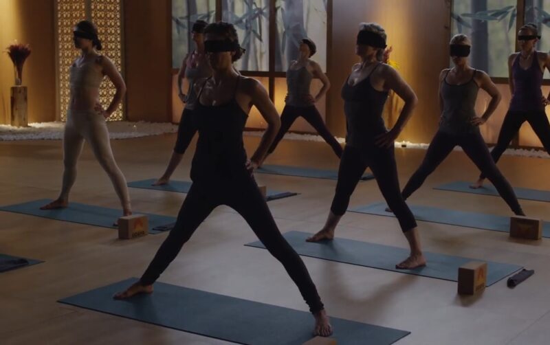 Yoga, Blindfolded